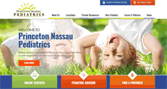 Desktop Screenshot of princetonnassaupediatrics.com